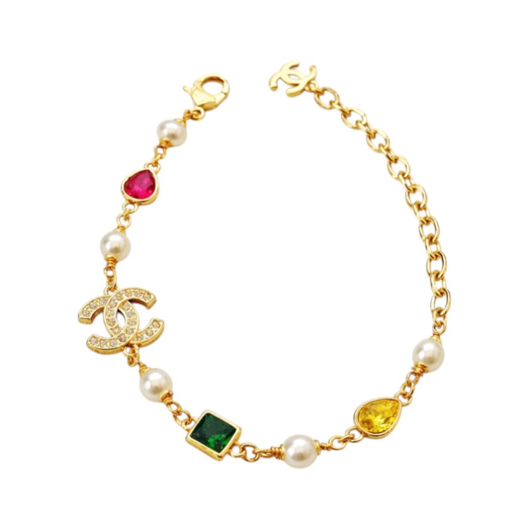 CC Colorful Gold İthal Bileklik