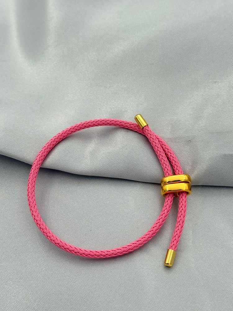Pembe İp Bileklik 