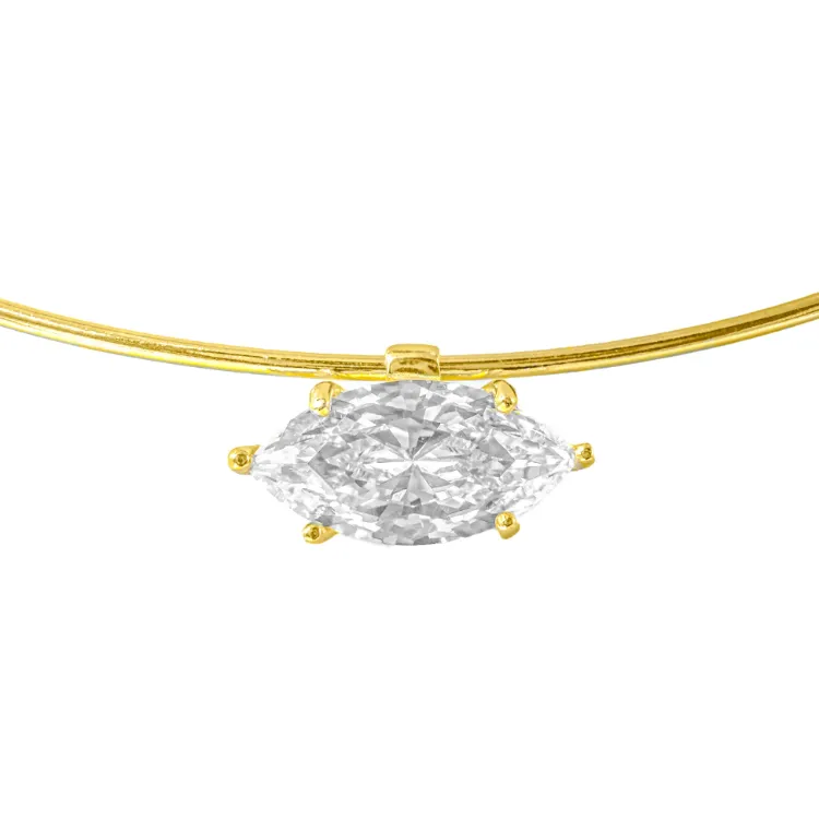 Damla Taşlı Choker Kolye