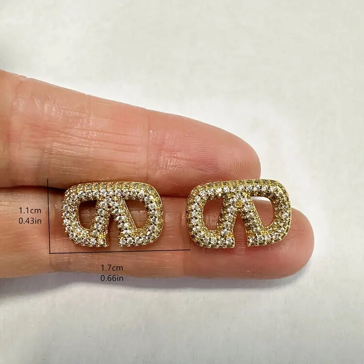 Vltn Gold Zirkon Küpe