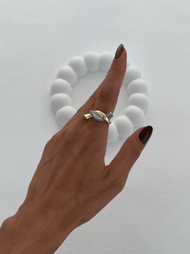 Tasarım Model Gold Zirkon Yüzük