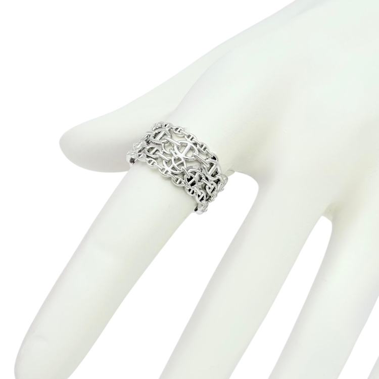 Hermes Model Silver Yüzük