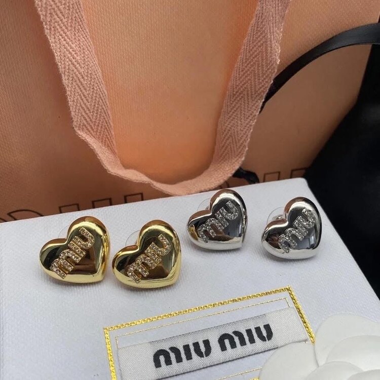Miu Heart Silver Küpe