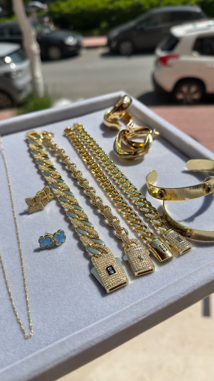 Monaco Chain Seri Yeni Sezon Model 14K Bileklik