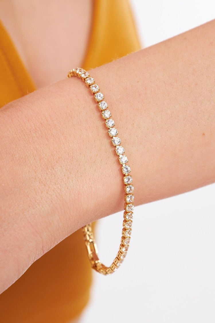2.5mm Gold Su Yolu Bileklik