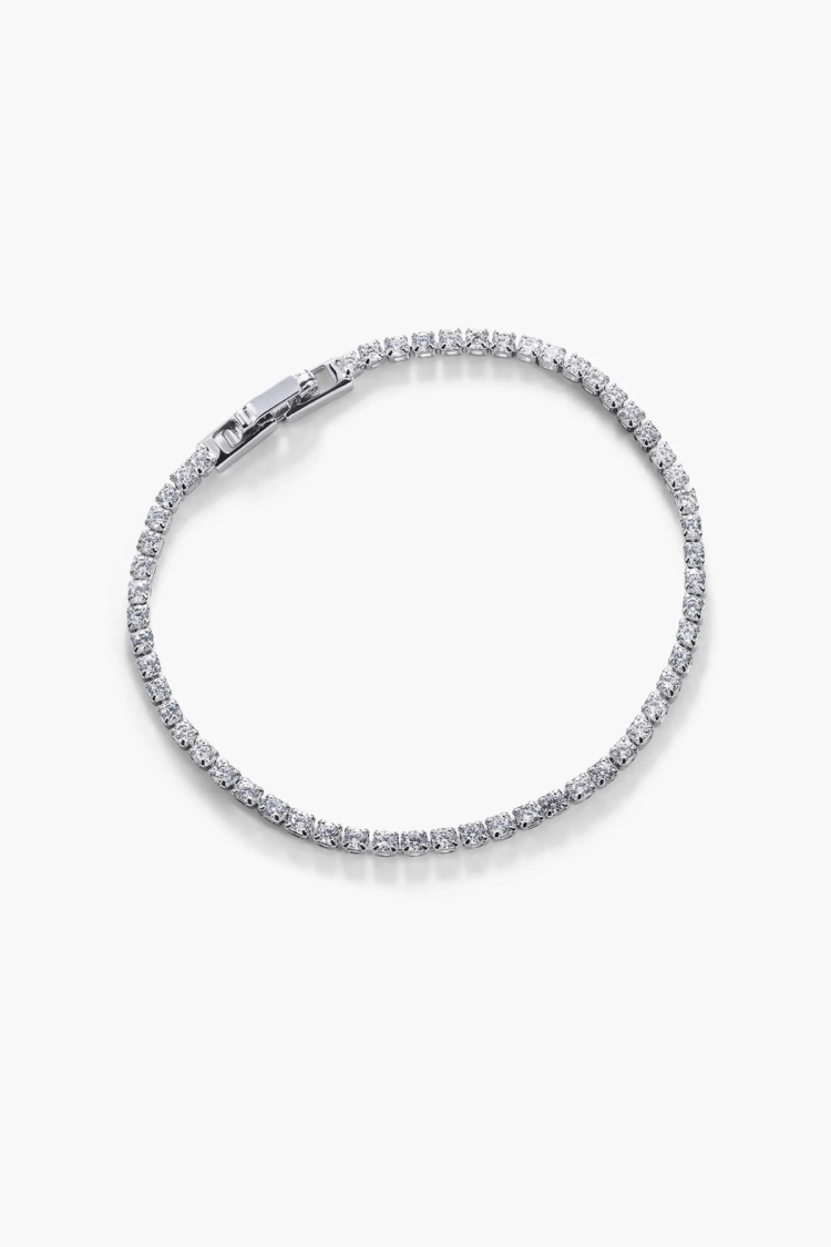 2mm Su Yolu Silver Bileklik