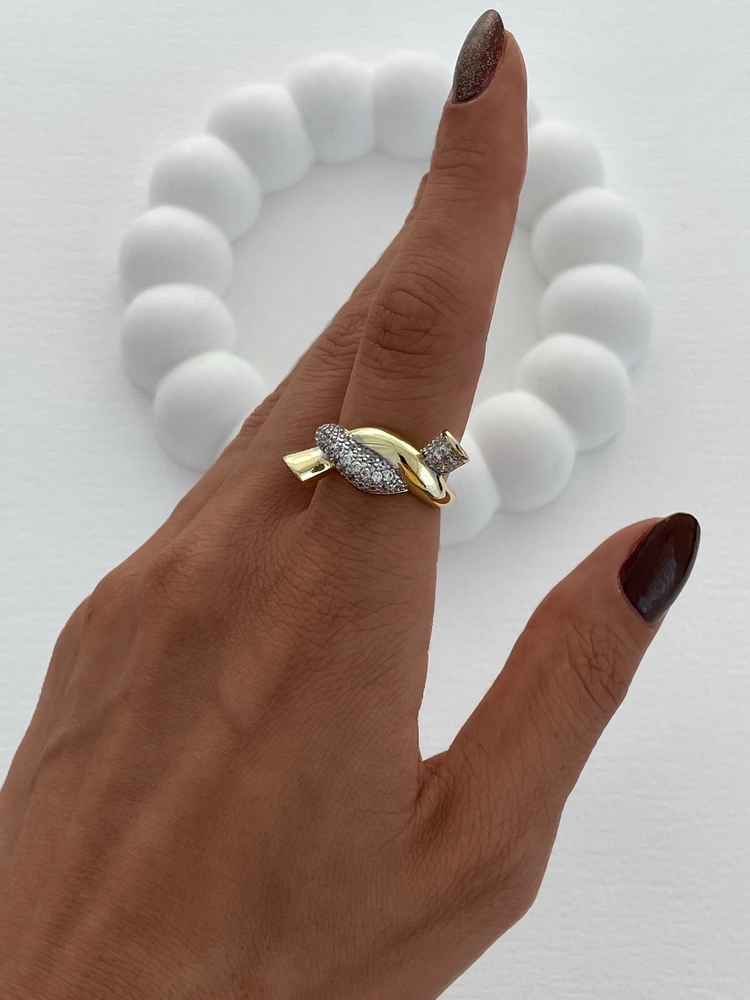 Tasarım Model Gold Zirkon Yüzük