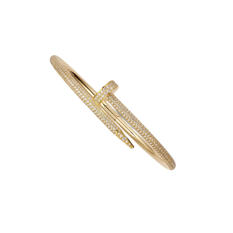 Gold Zirkon Çivi Bileklik 