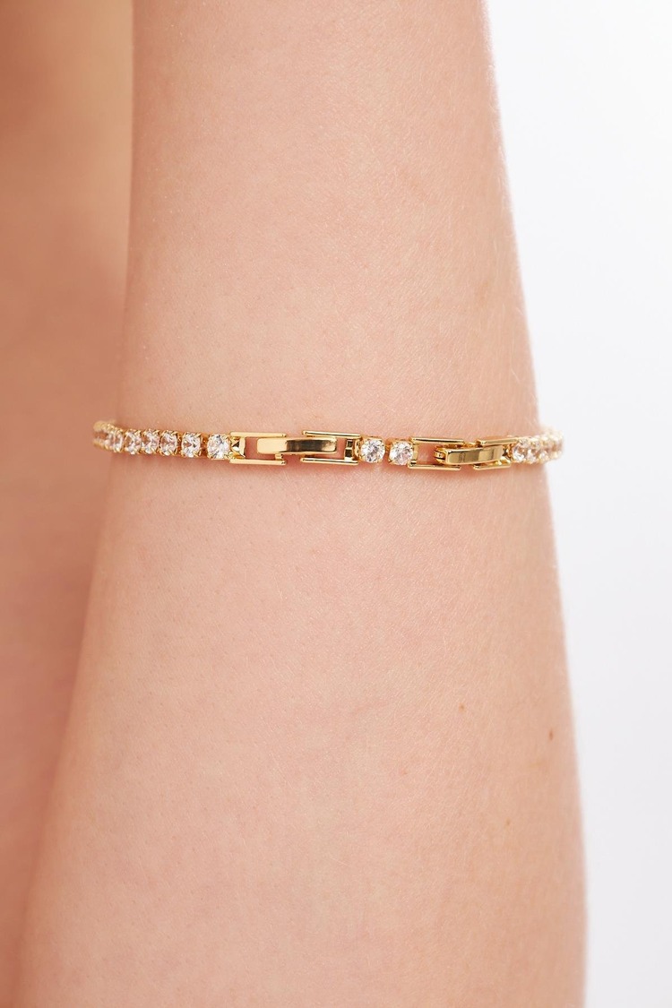 2.5mm Gold Su Yolu Bileklik