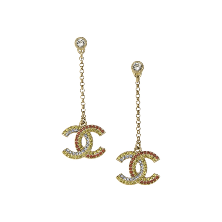 CC Colorful Dangle İthal Küpe
