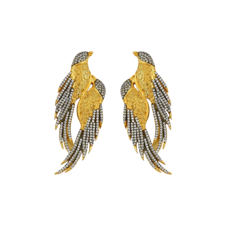 Design Bird Figürlü Küpe