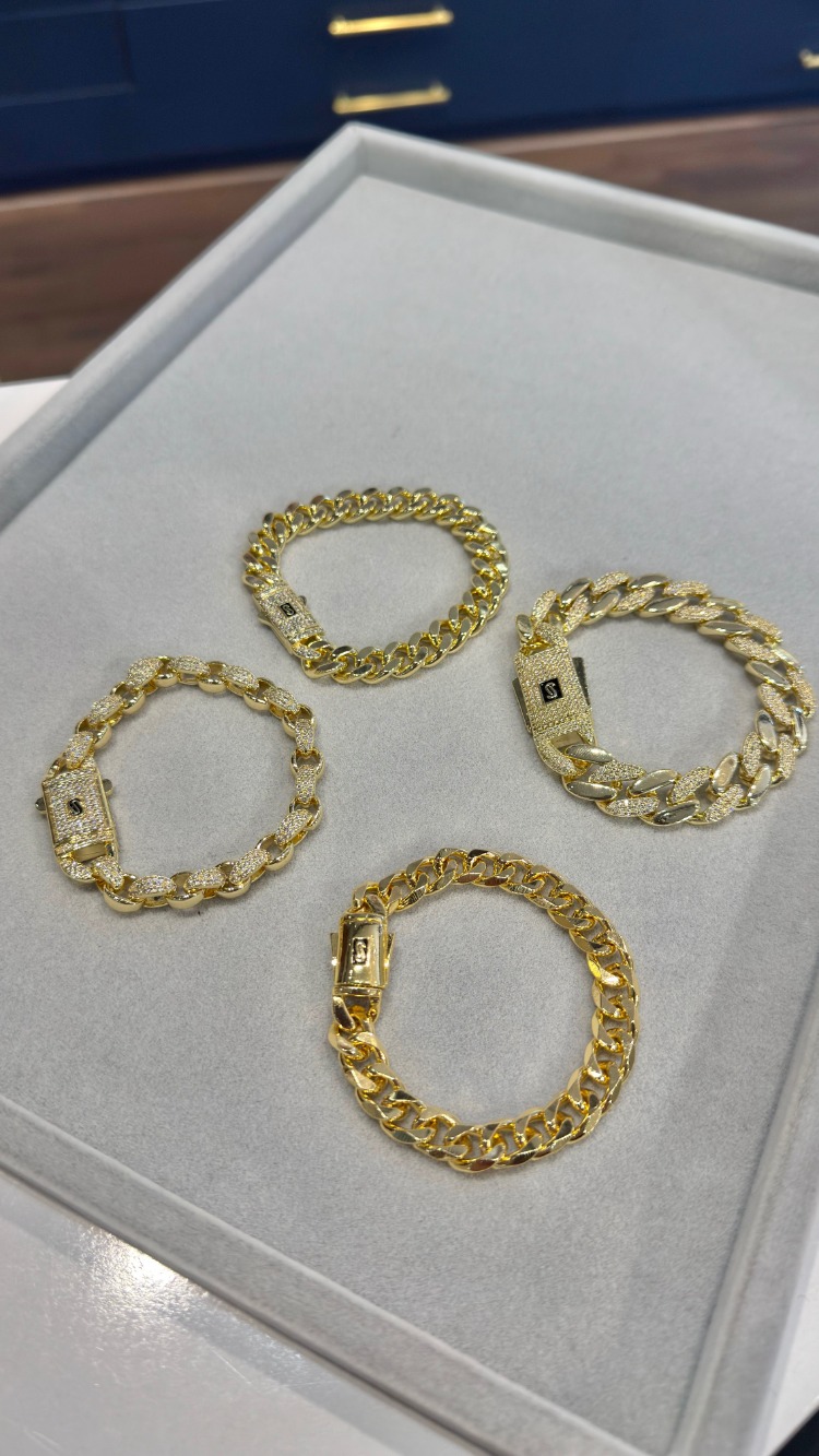 Monaco Chain Seri Yeni Sezon Model 14K Bileklik