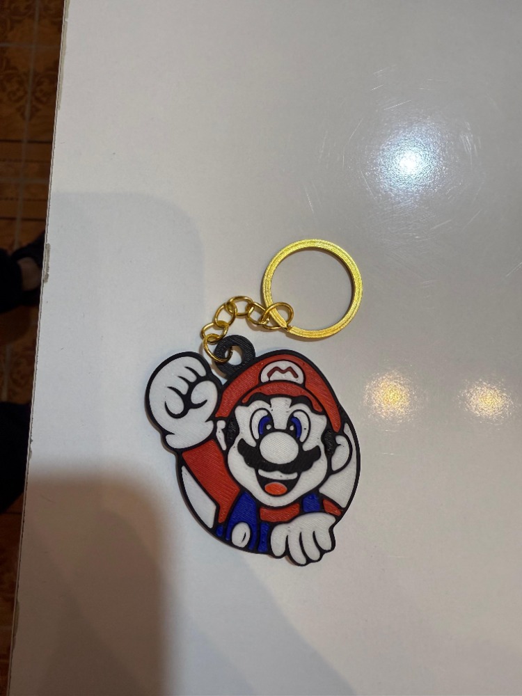 süper mario anahtarlık
