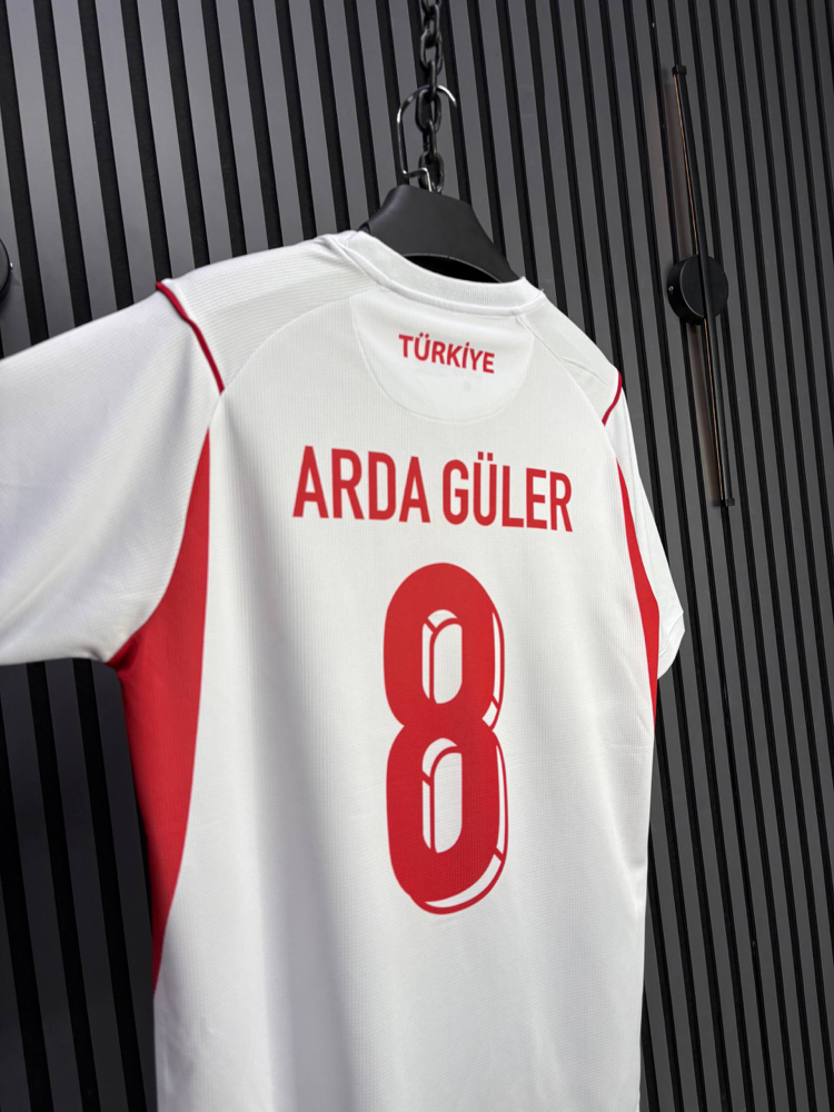  ARDA GÜLER #8 – Türkiye Milli Takım Forma (Beyaz)