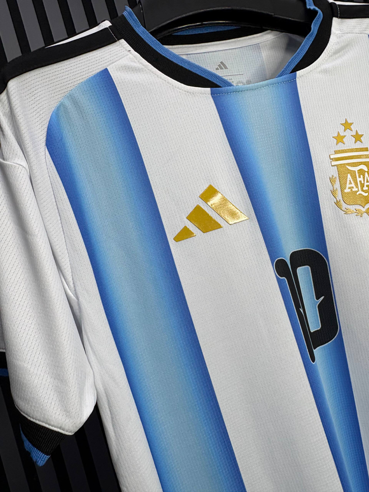 Messi #10 Arjantin 2022 Dünya Kupası Retro Forma