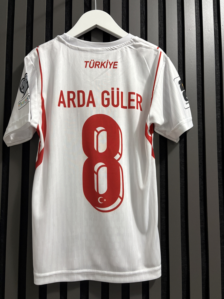 Çocuk-Arda #8-Türkiye Milli Takım Beyaz Çocuk Forma Takımı