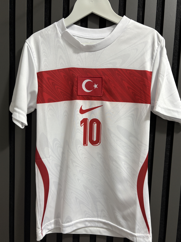 Çocuk-H.Çalhanoğlu #10 Türkiye Milli Takım Beyaz Çocuk Forma Takımı