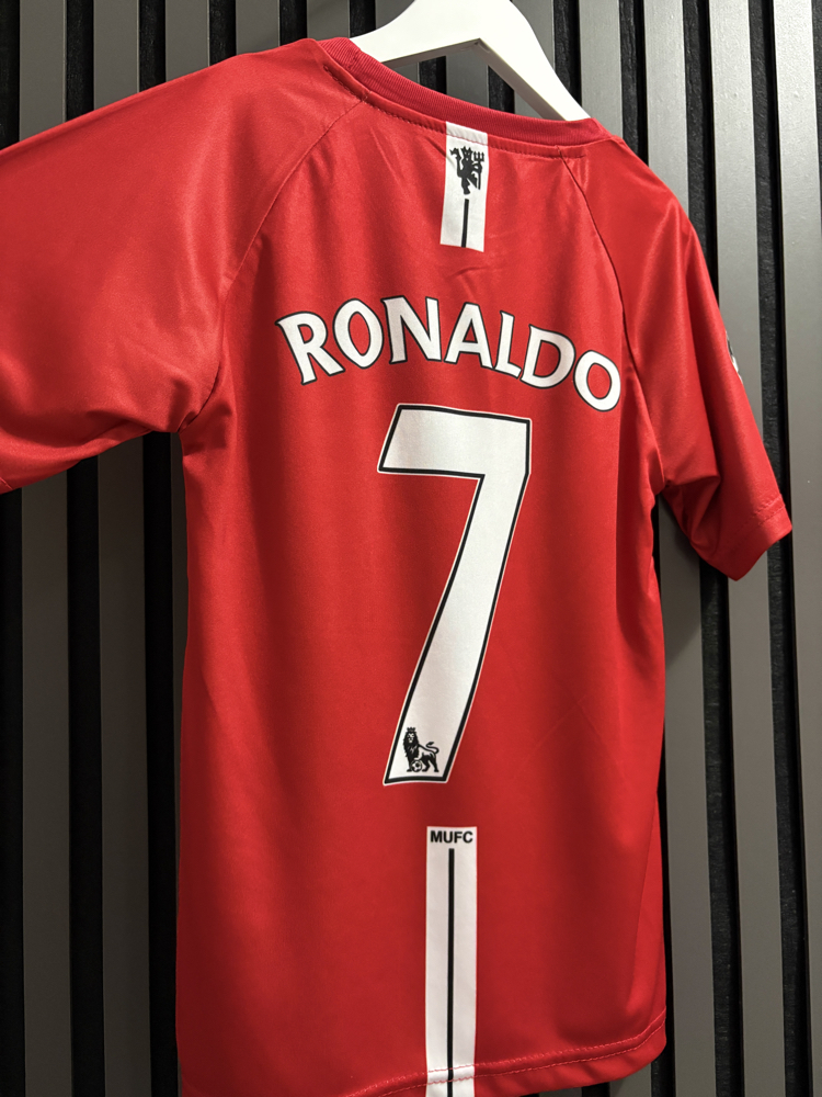 Çocuk-Ronaldo#7-Manchester United Çocuk Forma Takımı – Kırmızı Efsane Seri