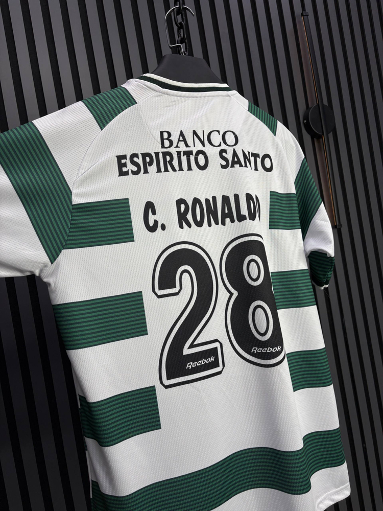 Cristiano Ronaldo #28 Sporting CP Retro Forma | 2002 Debut Sezonu