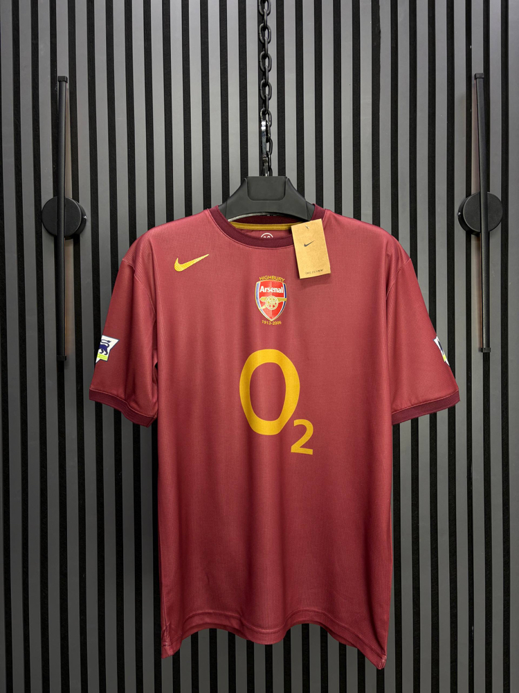 Vieira #4 Arsenal Highbury 2005-06 Retro Forma