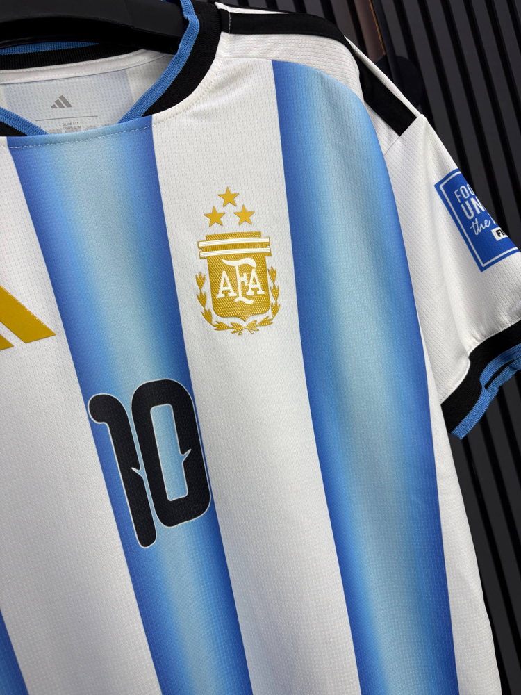 Messi #10 Arjantin 2022 Dünya Kupası Retro Forma