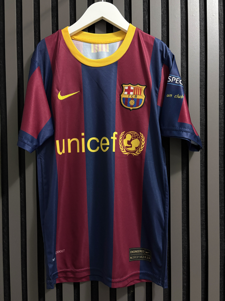 Çocuk-Messi#10-Barcelona Çocuk Forma Takımı – Klasik Bordo Lacivert