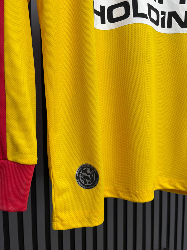 Galatasaray Sarı Retro Uzun Kollu Forma (Premium Seri)
