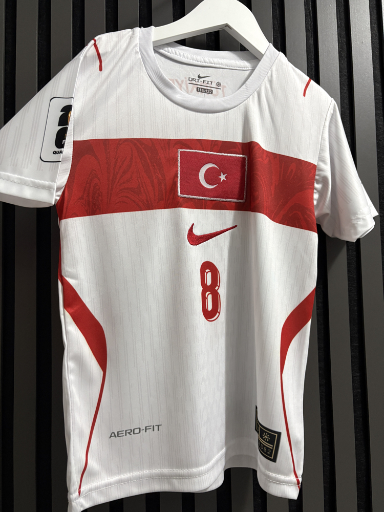 Çocuk-Arda #8-Türkiye Milli Takım Beyaz Çocuk Forma Takımı