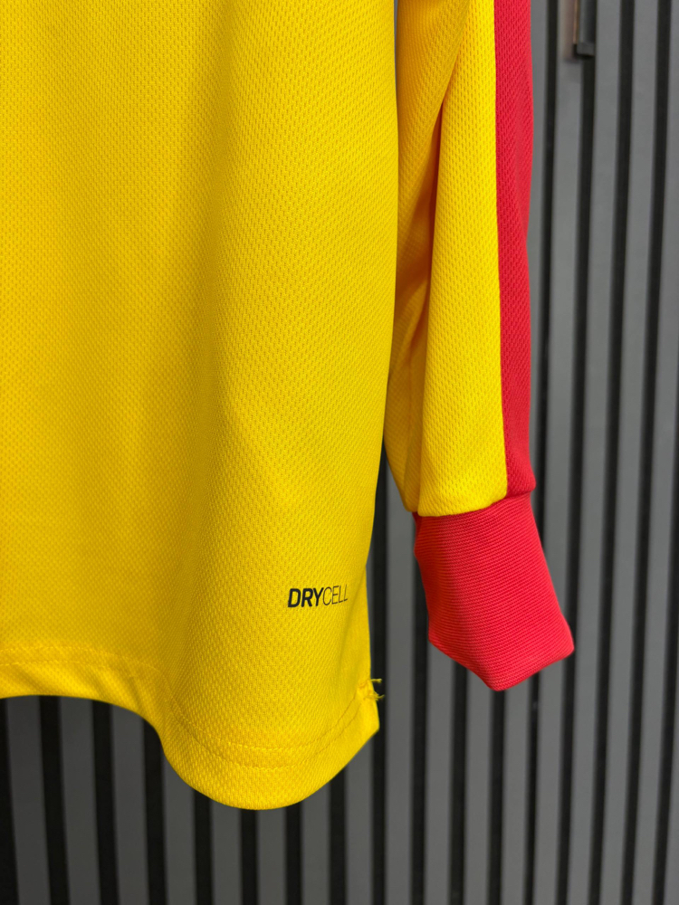 Galatasaray Sarı Retro Uzun Kollu Forma (Premium Seri)