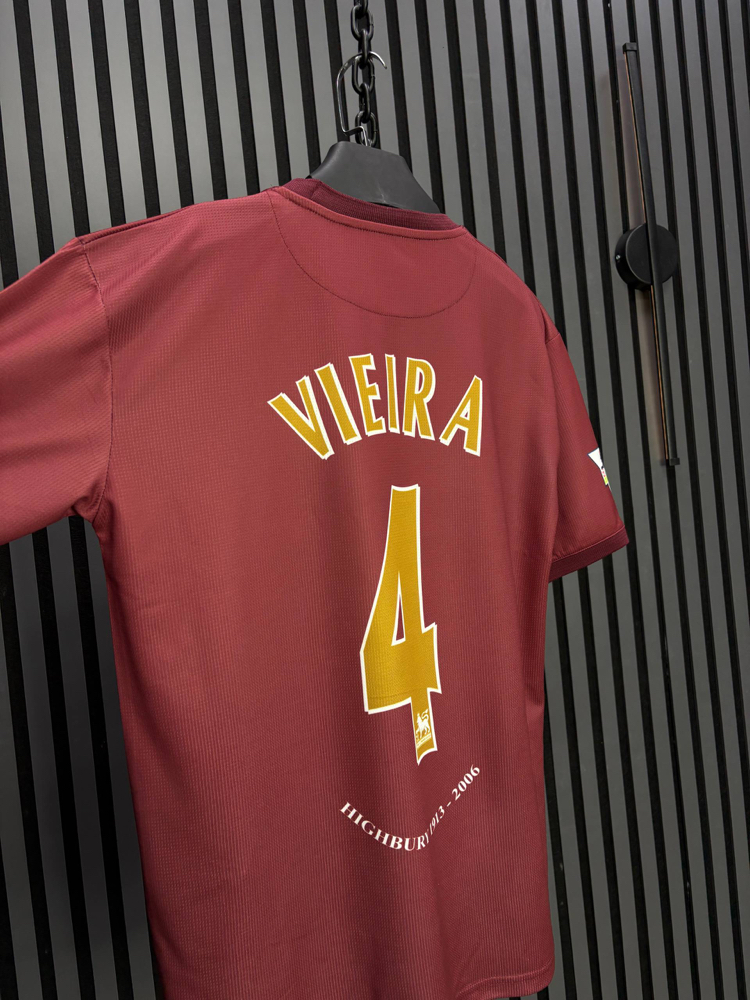 Vieira #4 Arsenal Highbury 2005-06 Retro Forma