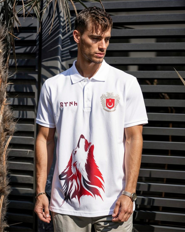 Türkiye Bozkurt Forması Polo Yaka (GÖK BÖRÜ)