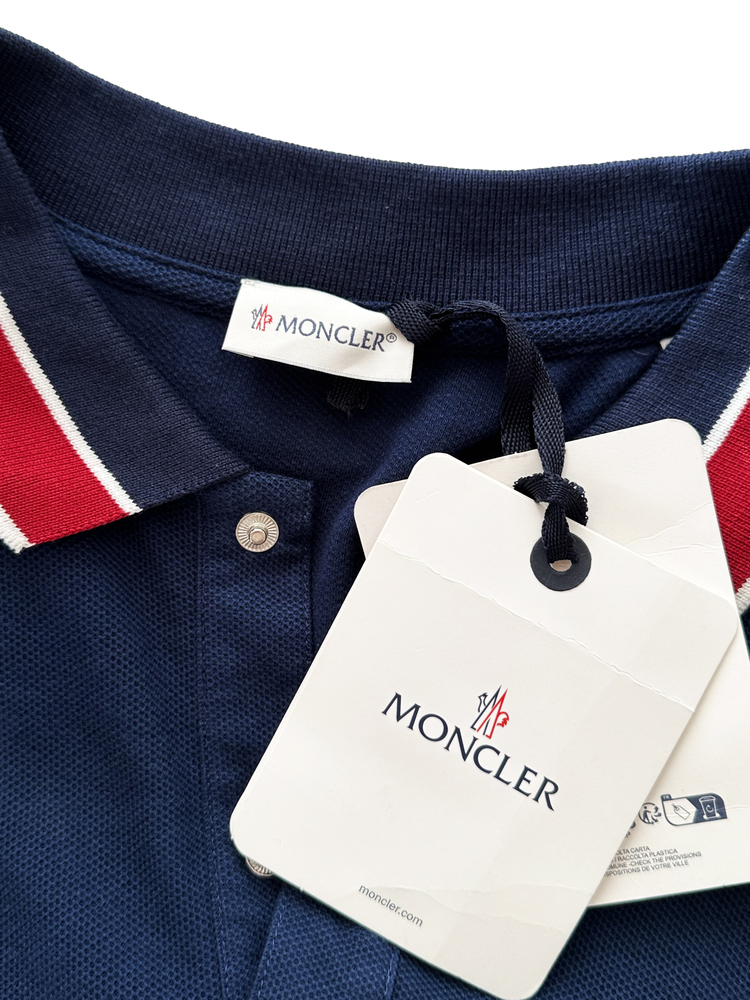 Moncler Lacivert A++ Kalite Polo Yaka