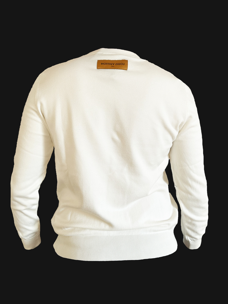 Louis Vuitton Krem-Mavi Sweat A++ Kalite