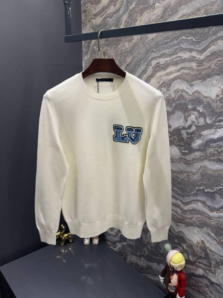 Louis Vuitton Krem-Mavi Sweat A++ Kalite