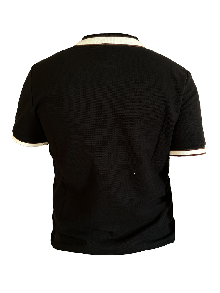 Moncler Siyah A++ Kalite Polo Yaka