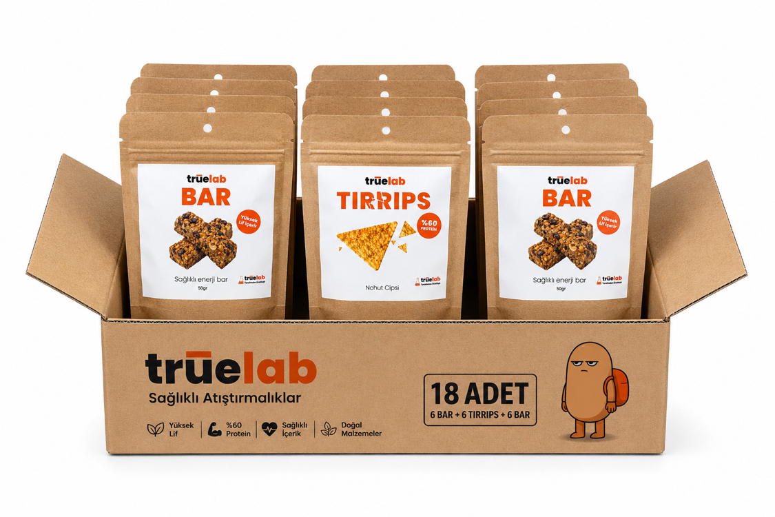 Truepack 18 Paket Atıştırmalık Öğünü
