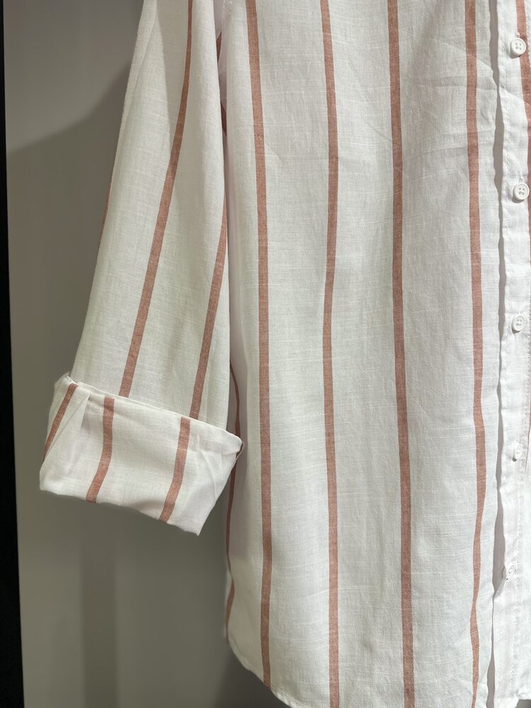 Keten Linen Kumaş Salaş Gömlek