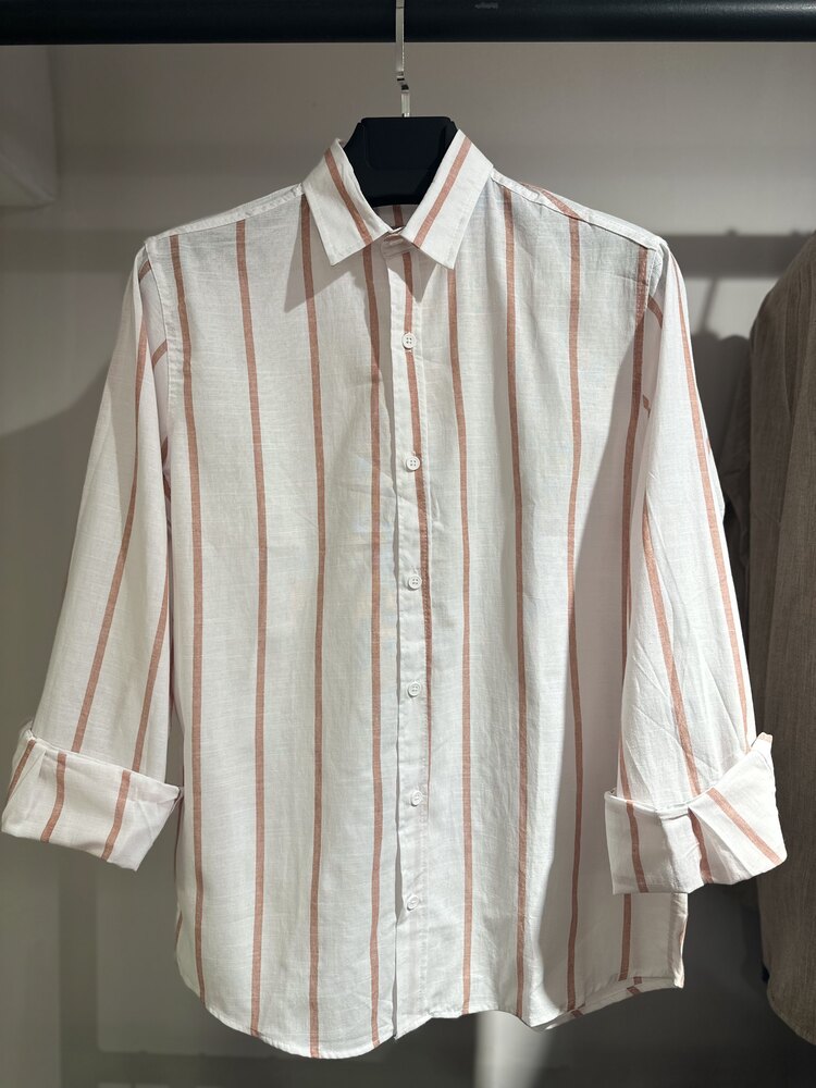 Keten Linen Kumaş Salaş Gömlek