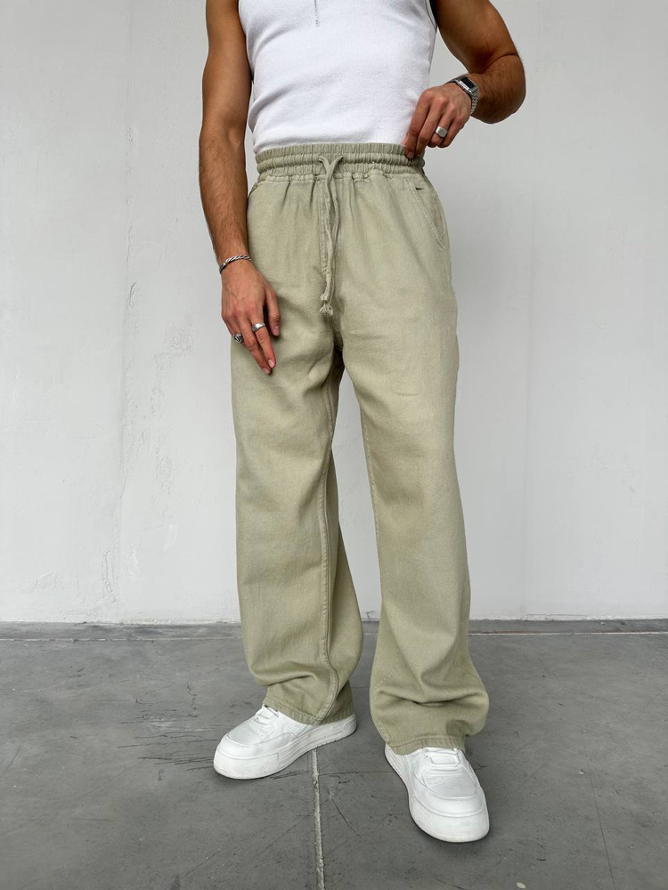 Gabardin Baggy Pant