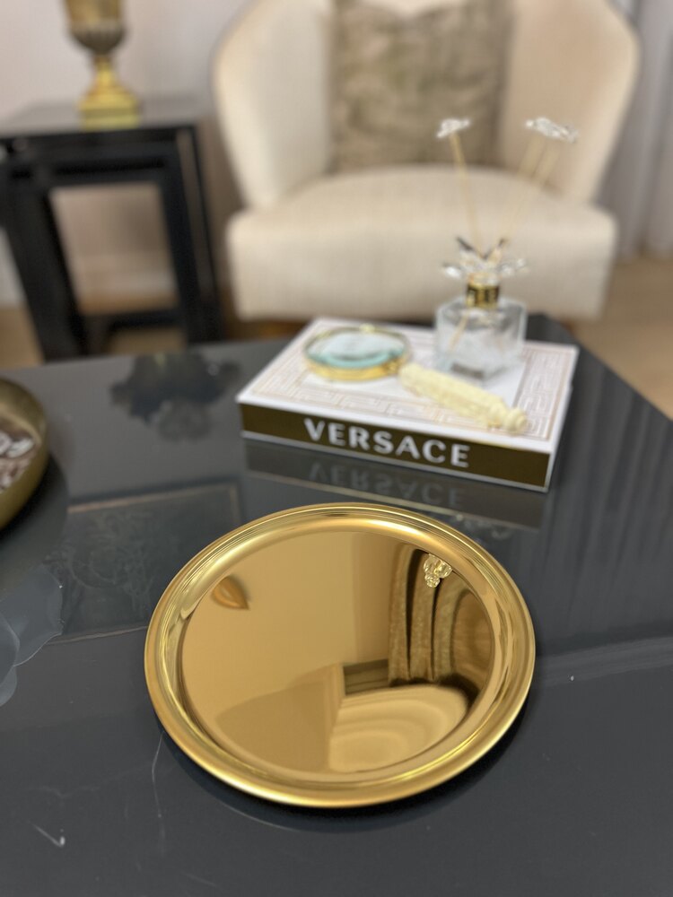23 cm Gold Kaplama sunum tepsisi