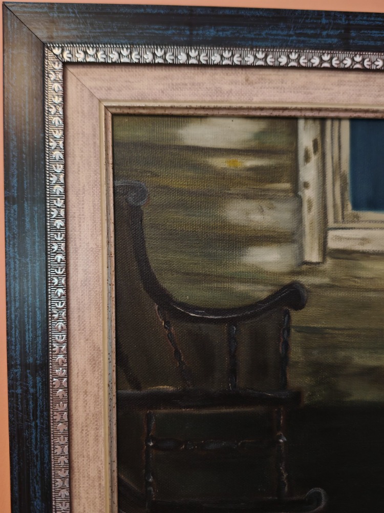 “Küçük Bekçi ve Dostu” - Azize Rodoplu - 35x50 Yağlı Boya Tablo - 2013