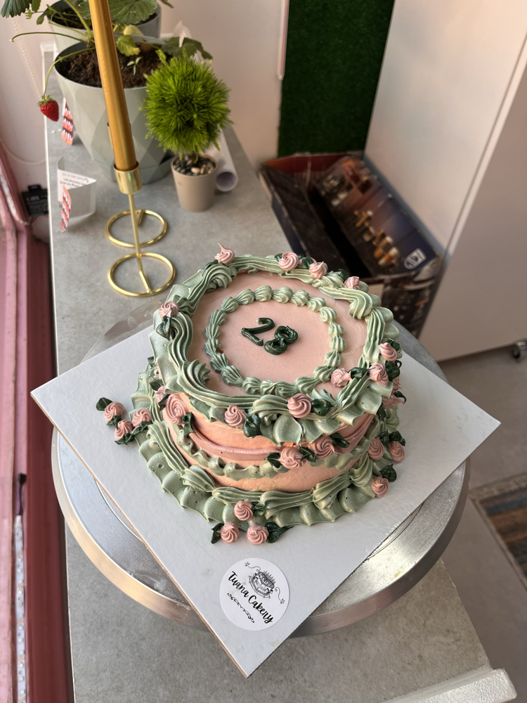 Green and Pink Vintage 