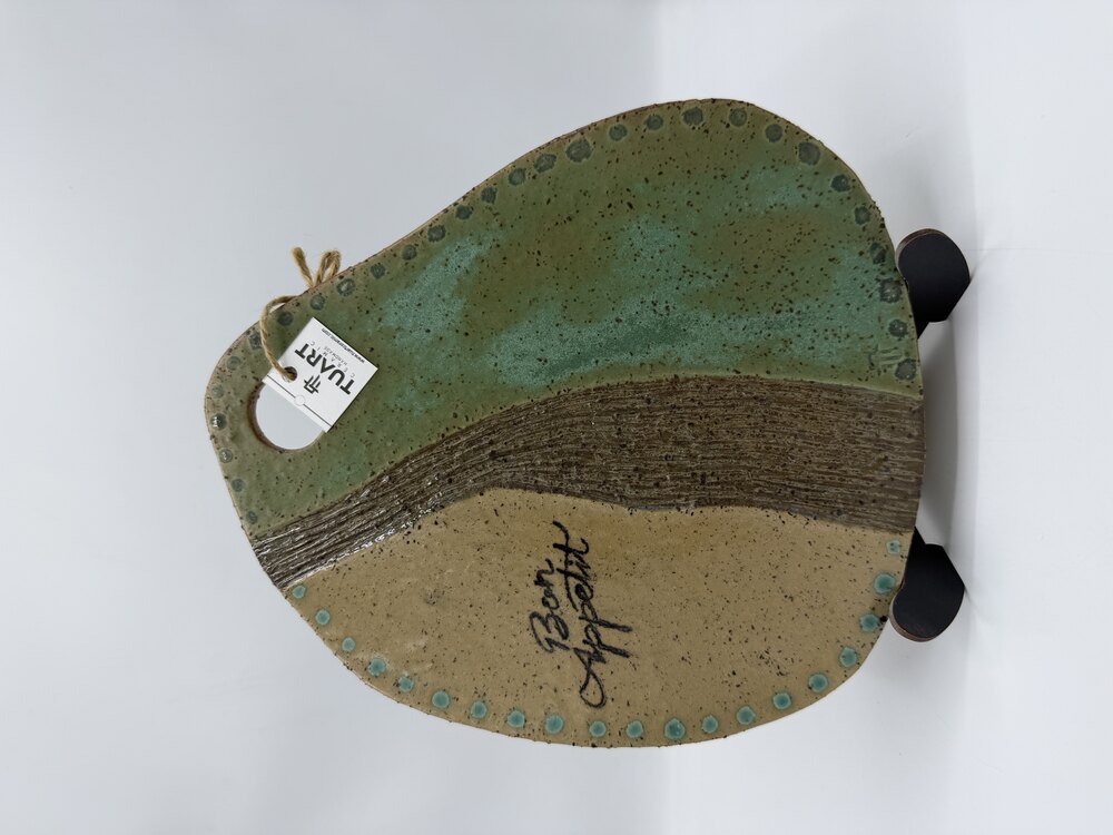 Stoneware peynir sunumluk