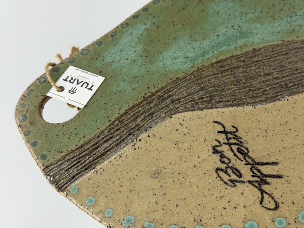 Stoneware peynir sunumluk