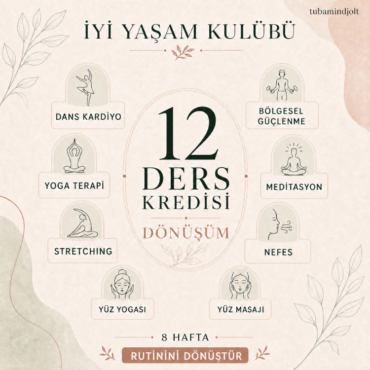 Dönüşüm Paketi 12 Kredi | İyi Yaşam Kulübü Paketleri