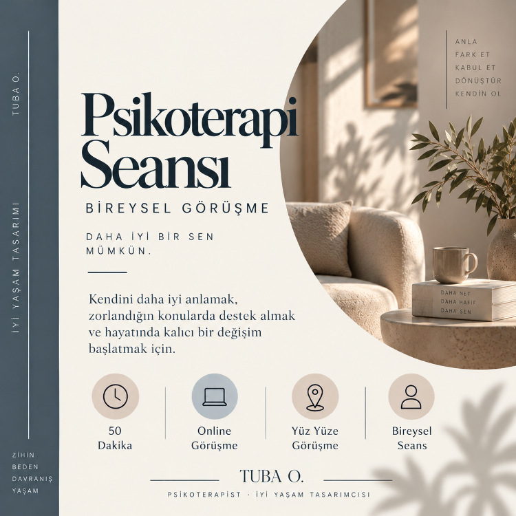 Bireysel Psikoterapi Seansı | Tek Seans (50dk)