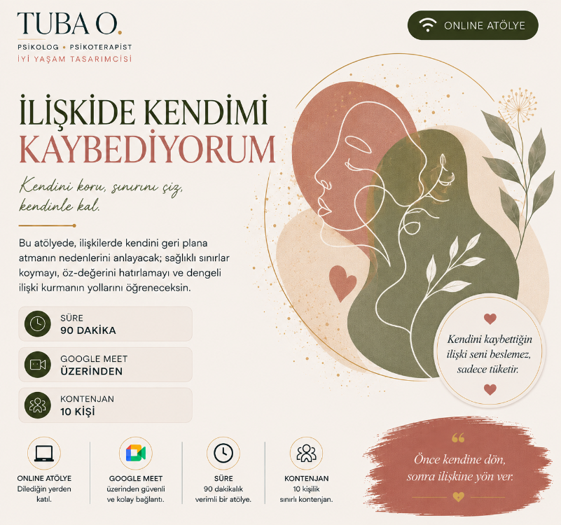 İlişkide Kendimi Kaybediyorum | Online Workshop