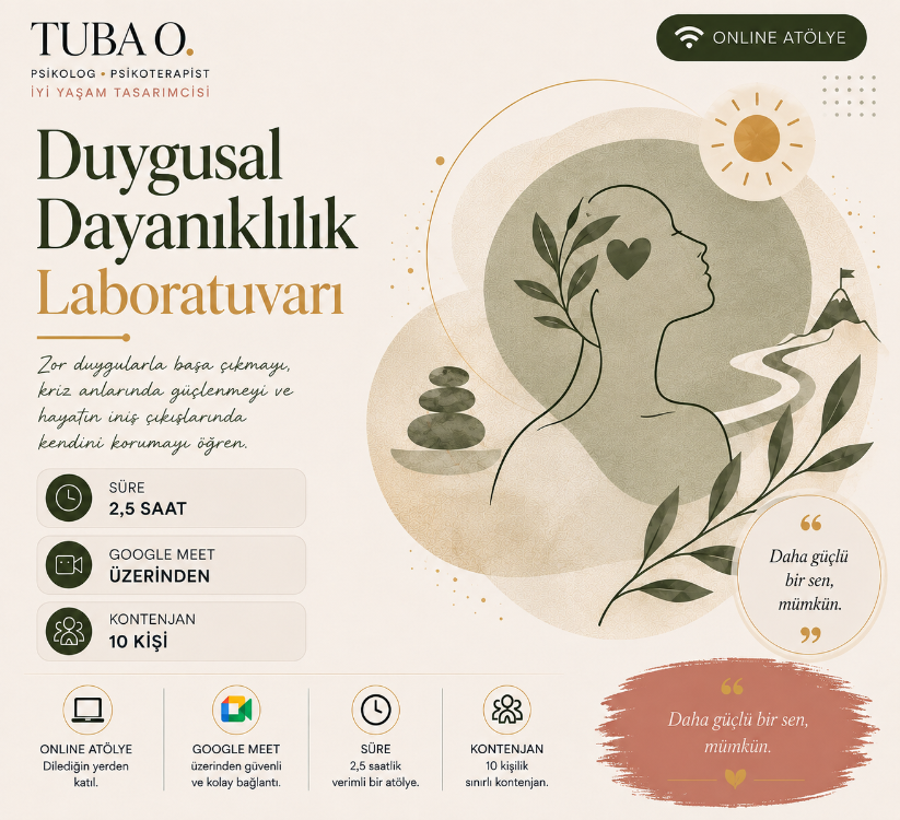 Duygusal Dayanıklılık Laboratuvarı | Online Workshop