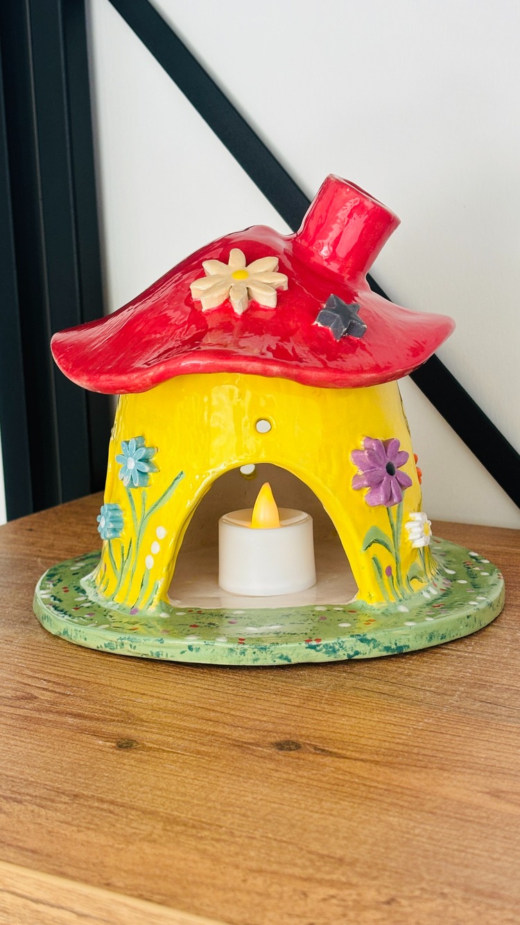 Seramik Hobbit Ev Mumluk 