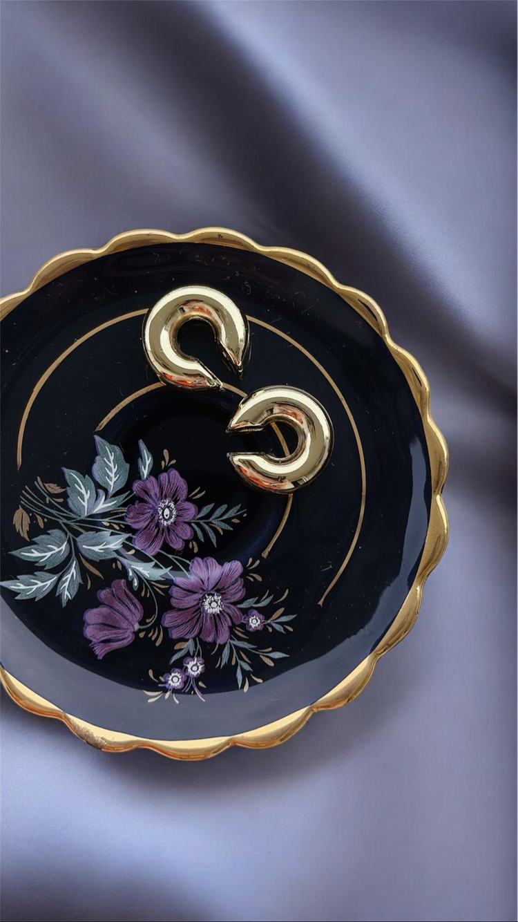 Gold tombul kıkırdak küpe